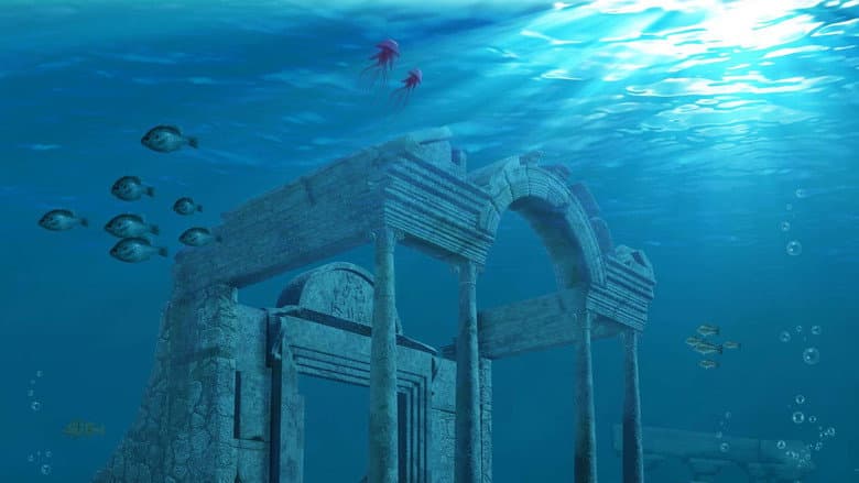 Backdrop from The Lost City of Atlantis