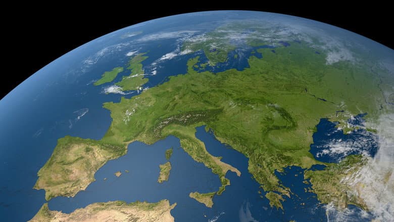 Backdrop from Europe