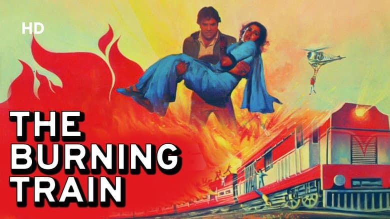 Backdrop from The Burning Train