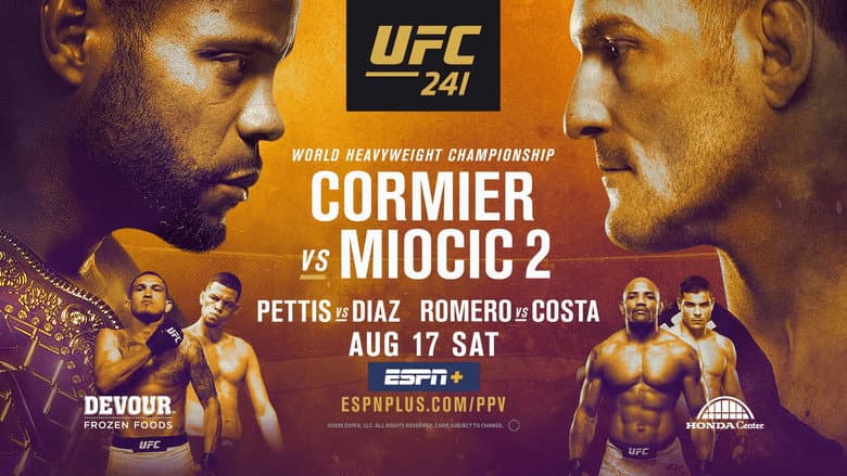 Backdrop from UFC 241: Cormier vs. Miocic 2