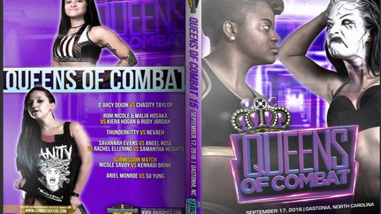 Backdrop from Queens Of Combat QOC 15