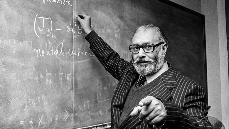 Backdrop from Salam - The First ****** Nobel Laureate