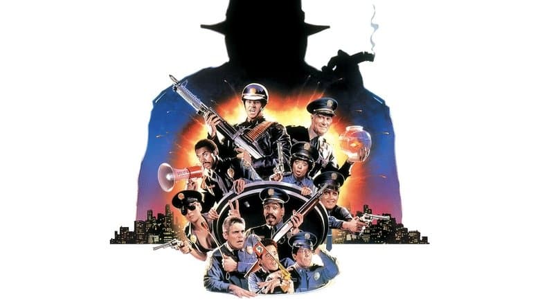 Backdrop from Police Academy 6: City Under Siege