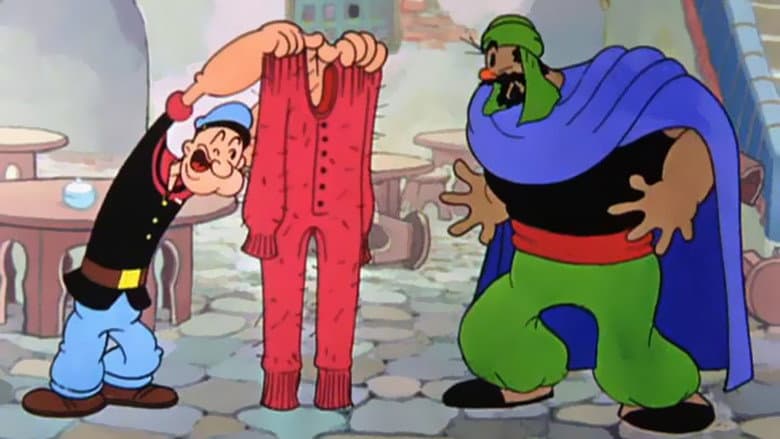 Backdrop from Popeye the Sailor Meets Ali Baba's Forty Thieves