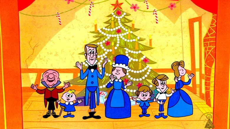 Backdrop from Mister Magoo's Christmas Carol
