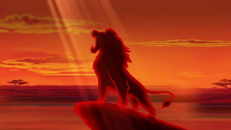 Backdrop from The Lion King at the Hollywood Bowl