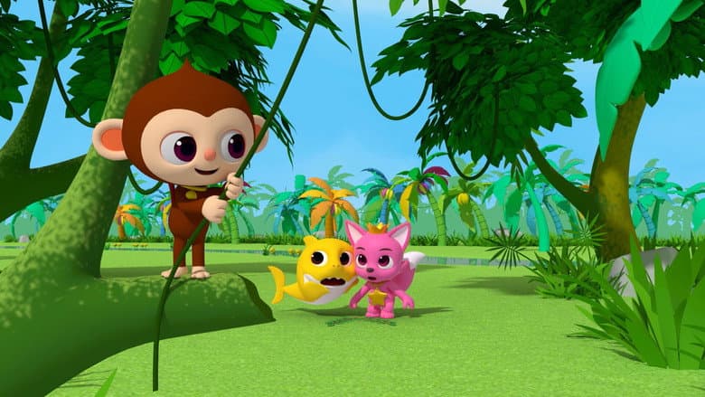 Backdrop from Pinkfong & Baby Shark's Space Adventure