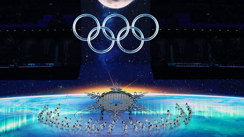 Backdrop from Beijing 2022 Olympic Opening Ceremony