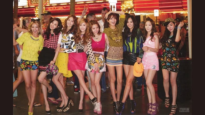 Backdrop from Girls' Generation in Las Vegas