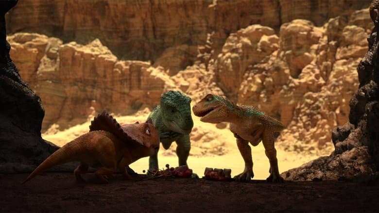 Backdrop from Dino King: Journey to Fire Mountain