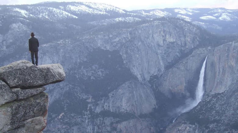Backdrop from John Muir in the New World
