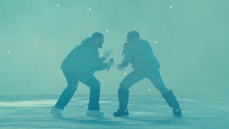 Backdrop from Kanye with Special Guest Drake: Free Larry Hoover Benefit Concert