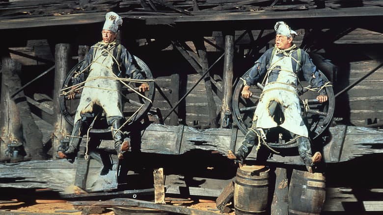 Backdrop from The Apple Dumpling Gang Rides Again