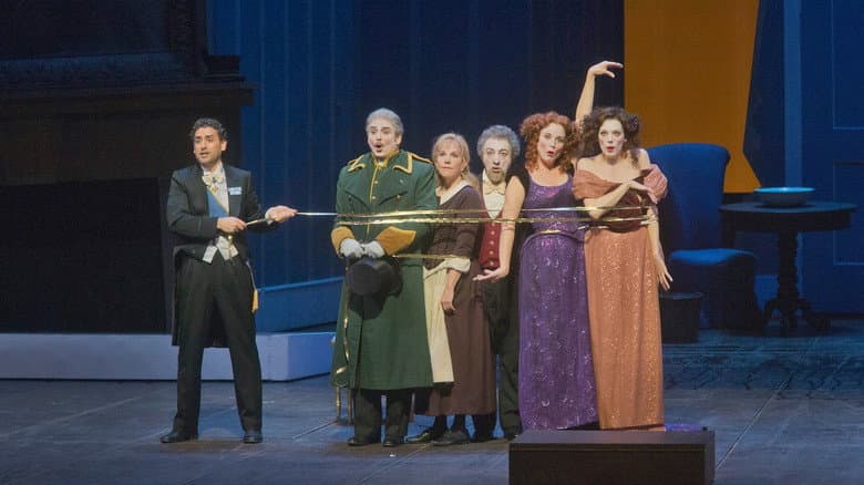 Backdrop from The Metropolitan Opera: La Cenerentola