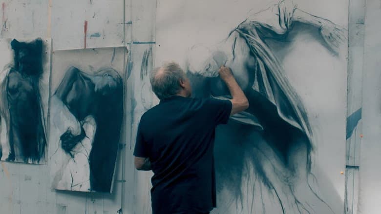 Backdrop from Les Mains magnétiques, Ernest Pignon-Ernest