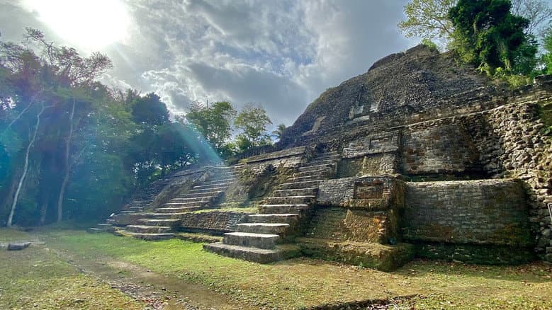 Backdrop from Ancient Builders of the Amazon