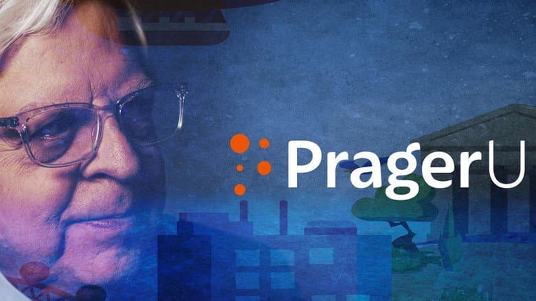 Backdrop from PragerU Master’s Program with Dennis Prager