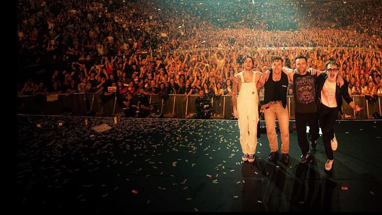 Backdrop from McFly The 21st Birthday Party
