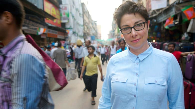 Backdrop from Kolkata with Sue Perkins