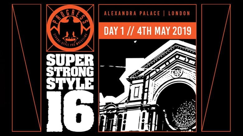 Backdrop from PROGRESS Chapter 88: Super Strong Style 16 - Day 1