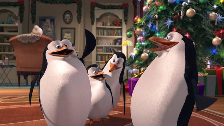 Backdrop from The Madagascar Penguins in a Christmas Caper