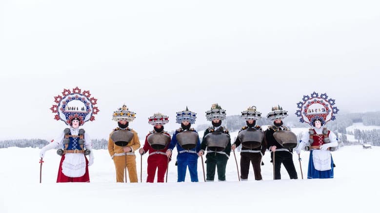 Backdrop from Silvesterchlausen
