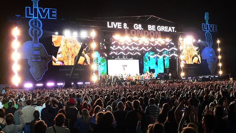 Backdrop from Live 8