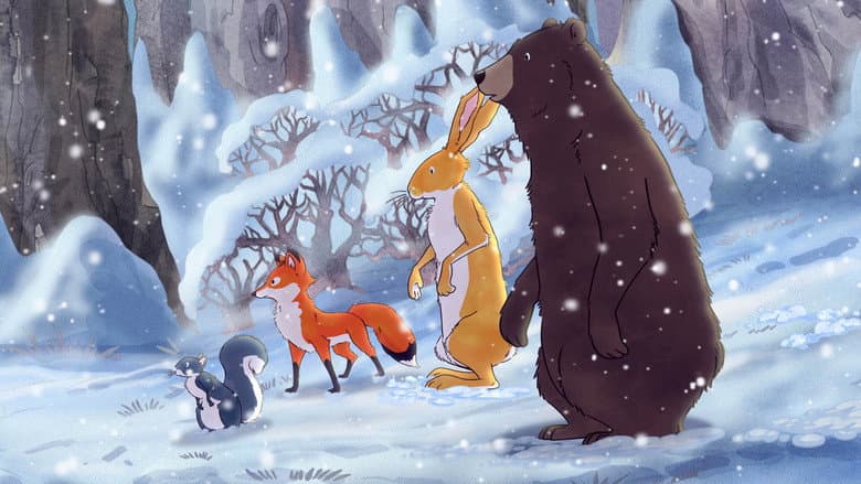 Backdrop from Guess How Much I Love You: The Adventures of Little Nutbrown Hare - Christmas to the Moon and Back