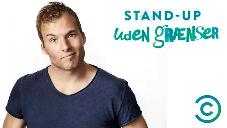 Backdrop from Comedy Central stand-up uden grænser