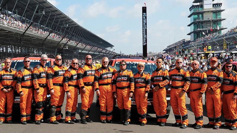 Backdrop from Yellow Yellow Yellow: The Indycar Safety Team
