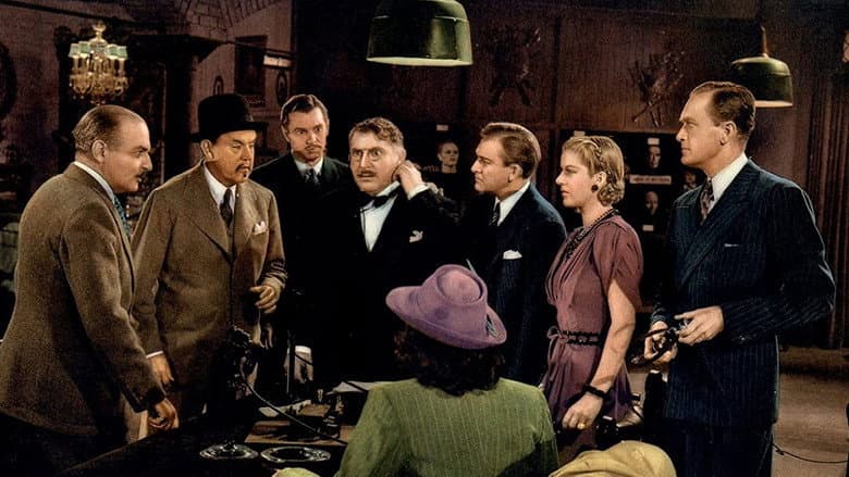 Backdrop from Charlie Chan at the Wax Museum