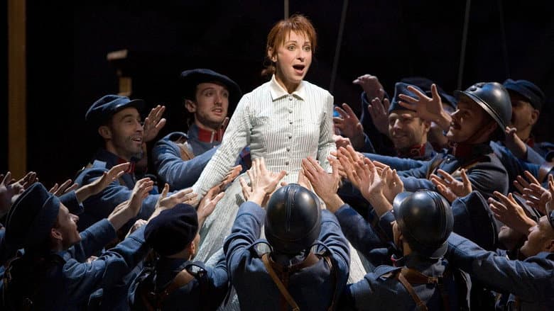 Backdrop from The Metropolitan Opera: La Fille du Régiment