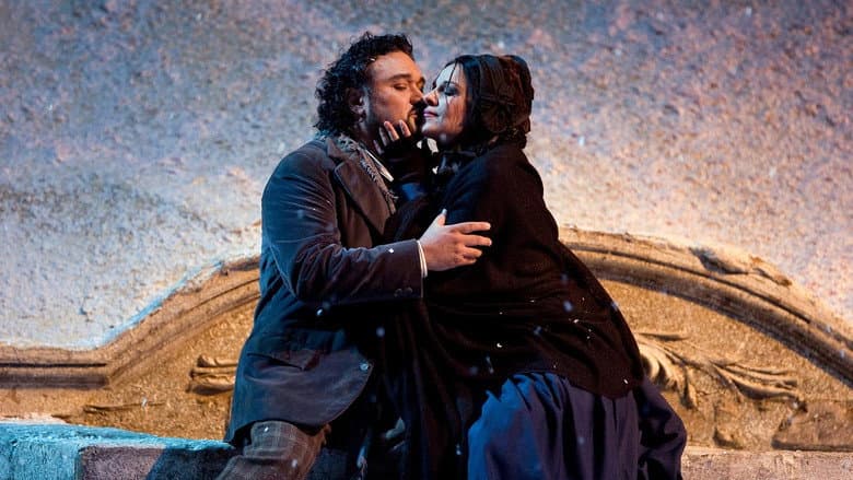 Backdrop from Puccini: La Bohème