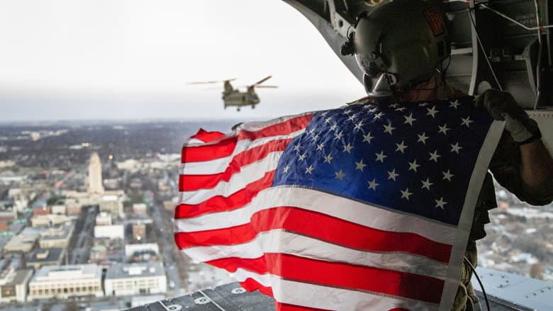 Backdrop from The Real American