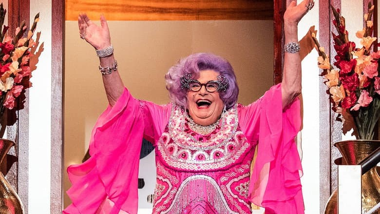 Backdrop from Dame Edna Rules The Waves