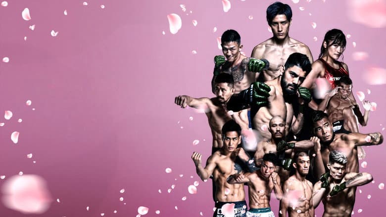 Backdrop from RIZIN LANDMARK 9 in KOBE