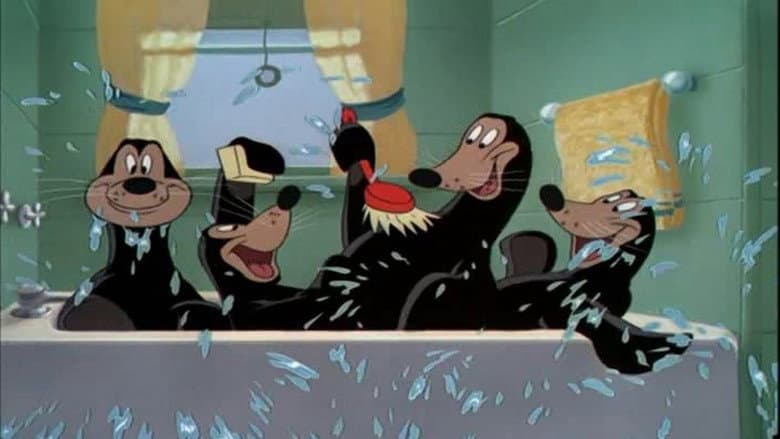 Backdrop from Mickey and the Seal