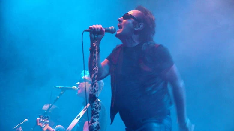 Backdrop from Burning. Noches de rock and roll