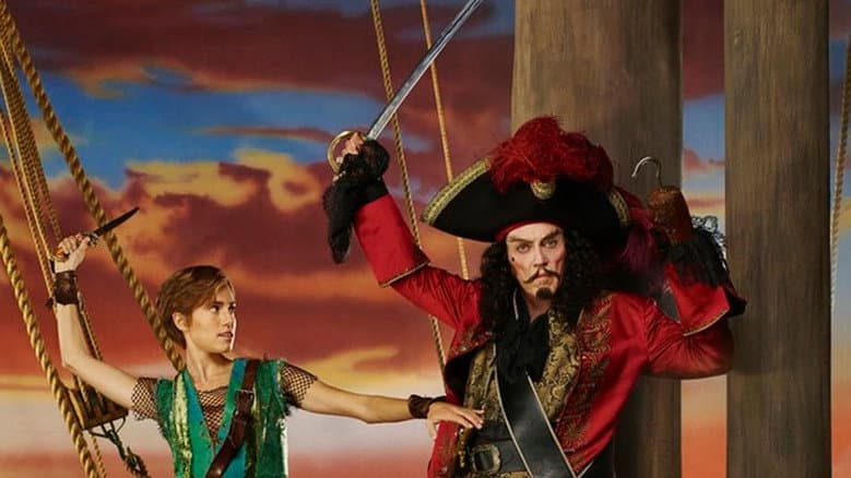 Backdrop from Peter Pan Live!