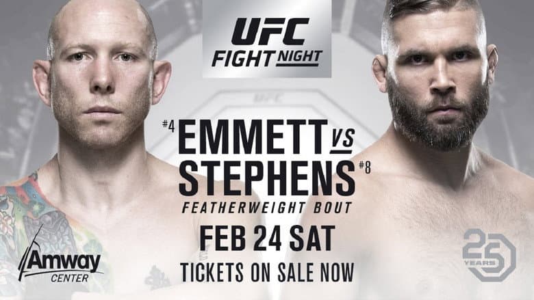 Backdrop from UFC on Fox 28: Emmett vs. Stephens
