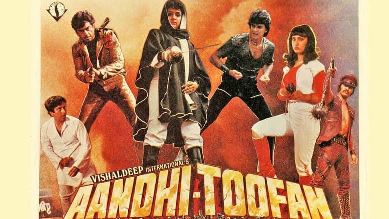 Backdrop from Aandhi-Toofan