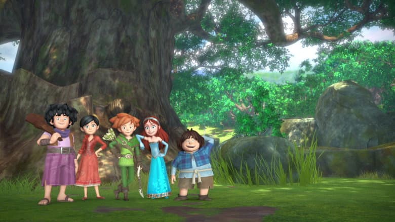 Backdrop from Robin Hood: Mischief In Sherwood