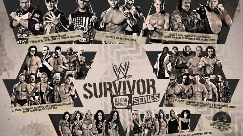 Backdrop from WWE Survivor Series 2009