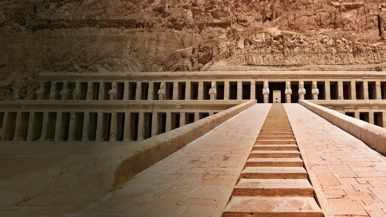 Backdrop from The Temple of Hatshepsut: Treasure of a Queen and Pharaoh