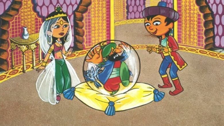 Backdrop from Aladdin and His Magic Lamp