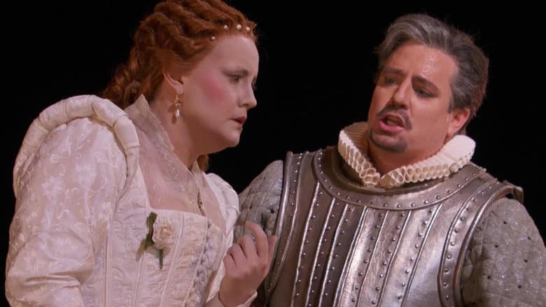 Backdrop from The Metropolitan Opera: Maria Stuarda