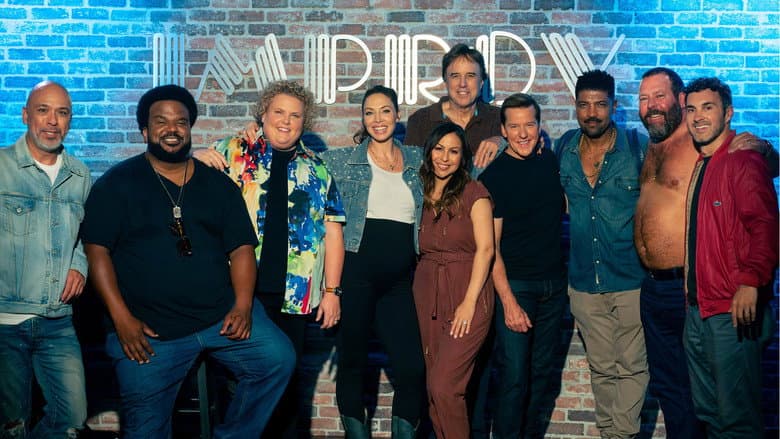 Backdrop from The Improv: 60 and Still Standing
