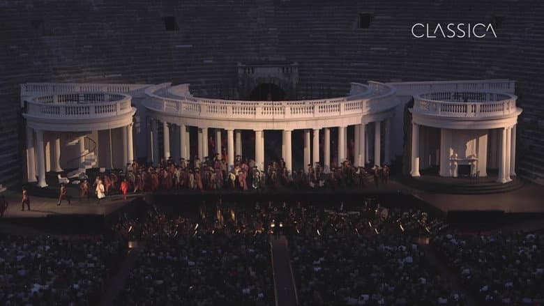 Backdrop from Un Ballo in Maschera (Verdi) - Arena di Verona