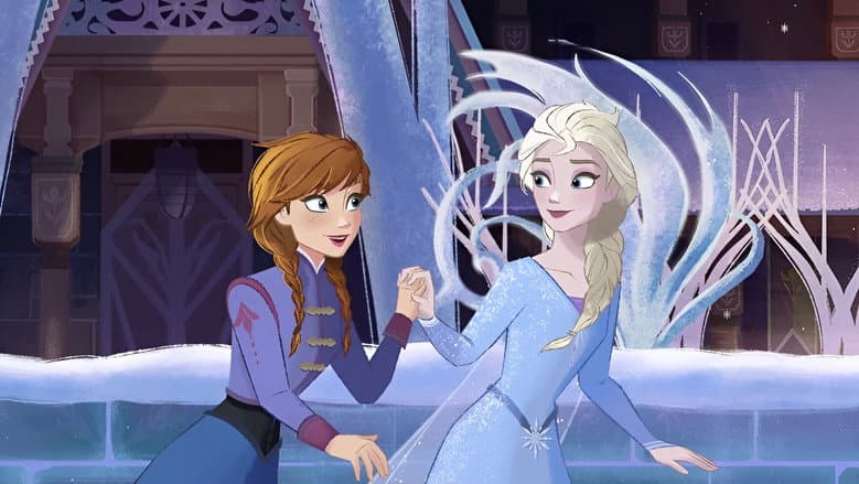 Backdrop from Disney Off the Page Adventures: Arendelle Ice Calamity