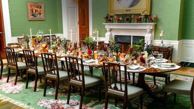 Backdrop from A White House Thanksgiving